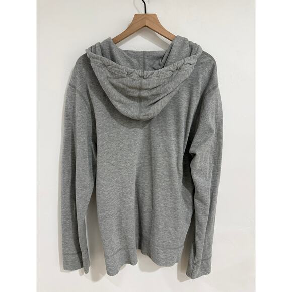 James Perse Drawstring Gray Hoodie Mens Sz3/L - Picture 2 of 5